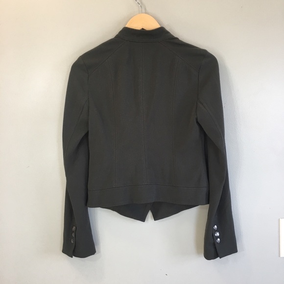 Express Military High Collar Jacket Size 2 EUC - Picture 2 of 7